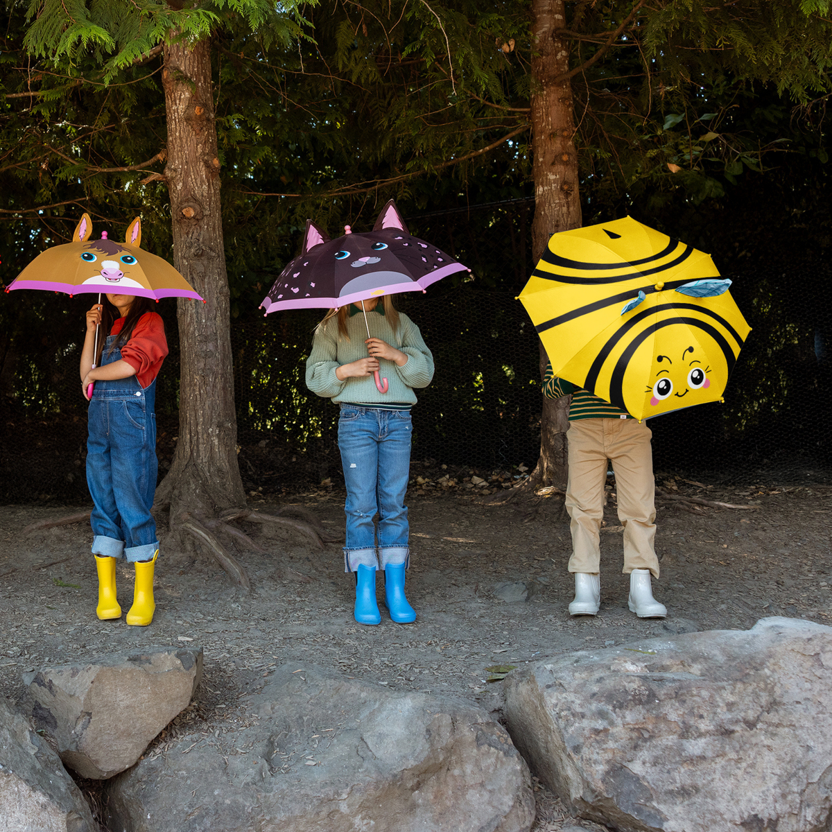 Kids 3D Pop-Up Character Umbrella